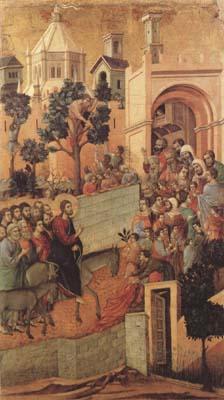 Duccio di Buoninsegna Christ Entering Jerusalem (mk08) France oil painting art
